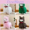 Cute Cartoon Alpaca Plush Toy For Kids Birthday Gift Small Stuffed Animal Collectors Edition