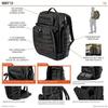 5.11 Tactical Rush 72 2.0 Rucksack (55 Liter) - Neues Modell, Militärqualität, Rangergrün (Produktcode: 56565)