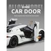 1/24 Koenigsegg Gemera GT Sports Car Alloy Diecast Model Collect Hobby Model Ornaments Gift for Friend Pull Back Toy New Style Sports Car