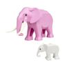 MOC Zoo City Farm Building Blocks Animal Accessories Tiger Gorilla Giraffe Eagle Deer  Elephant Mini bricks Toy Gift Set Y009