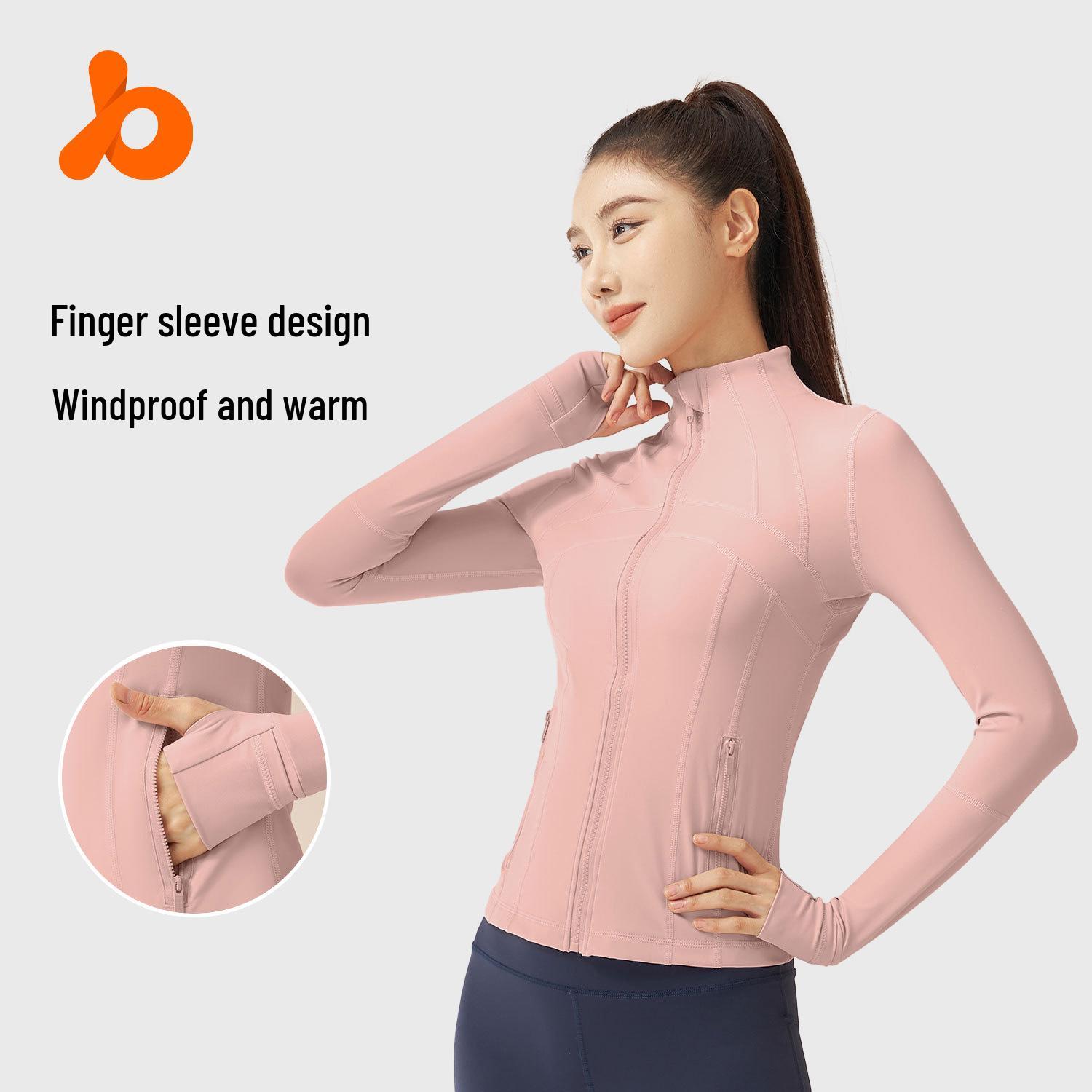 

Juyitang Women s Slim Fit Nude Yoga Jacket Extra Large