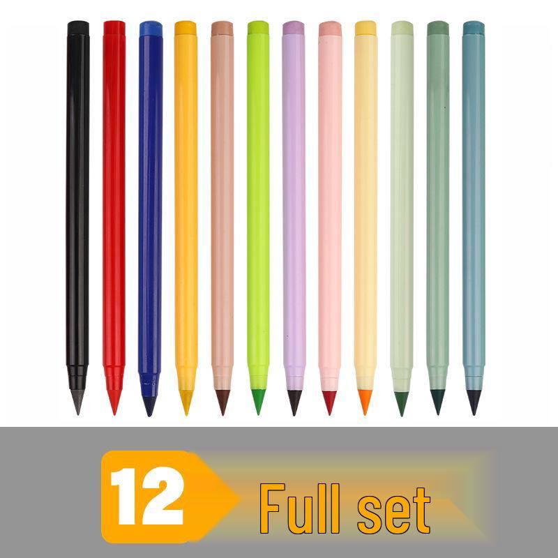 

Набор стираемых цветных карандашей: 12 Вечных Цветов, Не Требуют Заточки, Идеальны для Детей и Студентов HB