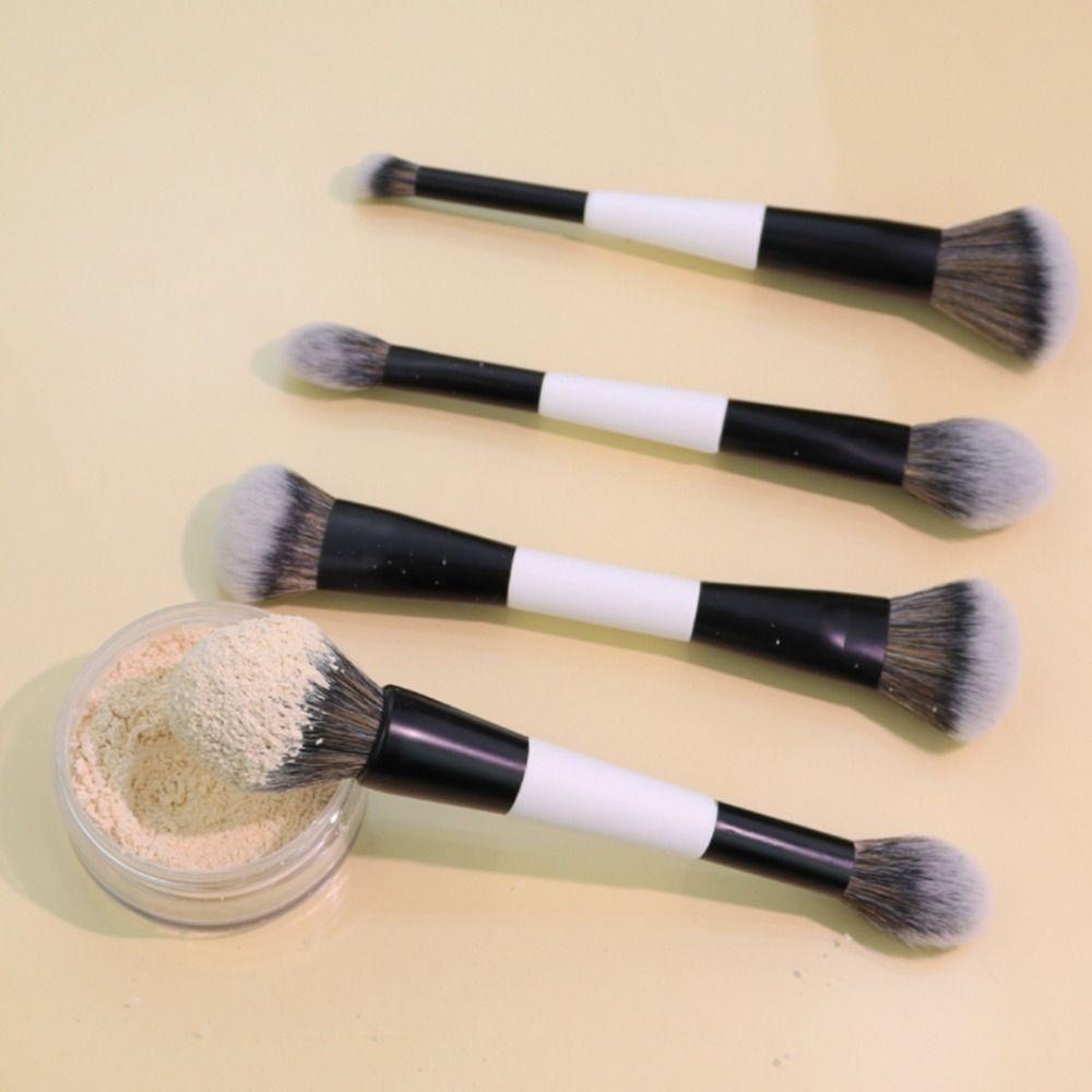 Doppelseitiger F4 Kontur Gesichts Pinsel Hohe Deckkraft Mehrzweck Lidschatten Concealer Pinsel Kosmetik Beauty Make-up Pinsel