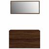 VidaXL Ensemble De Meubles De Salle De Bain 2 Pcs Chêne Marron 815740