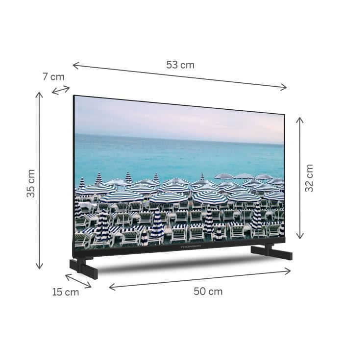 Thomson 24" (60 Cm) Led Hd Television - Easy Tv - 24hd2s13 - 2023 - Not Smart