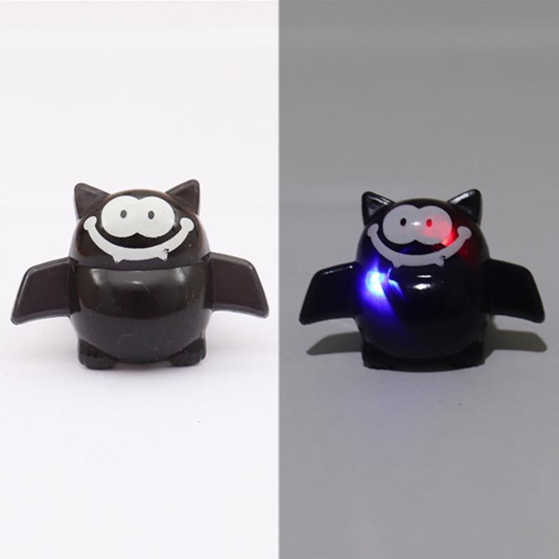 Halloween Luminous Toys: Finger Lights & Pumpkin Skull Bat Rings