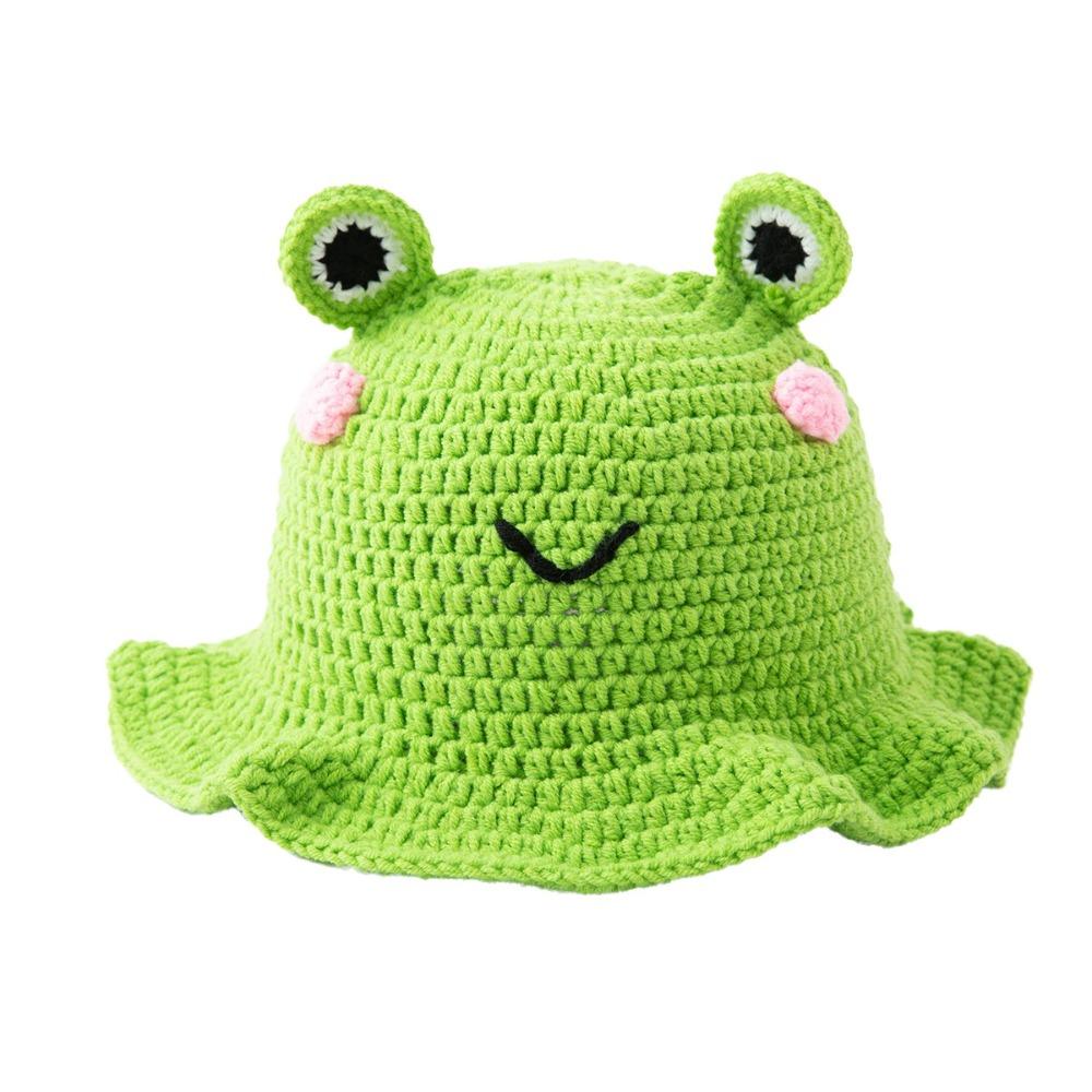 Breathable Women's Beanie Hats Knitted Bucket Hats Fashionable Mesh Beanies  Outdoor Wear