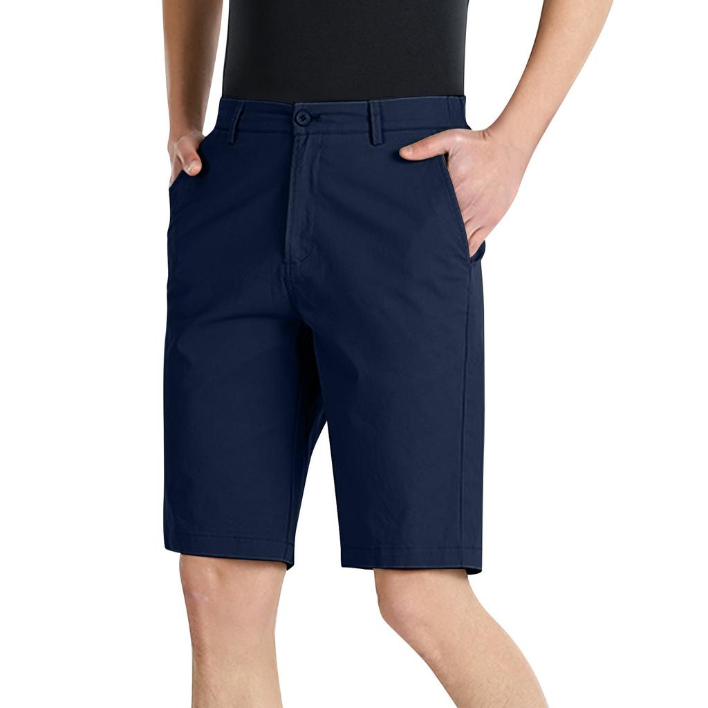 Letnie Szorty Męskie Luźne Duży Rozmiar Spodnie Casual Oddychające Spodnie 3/4 Cargo Wspinaczkowe Spodnie Męskie