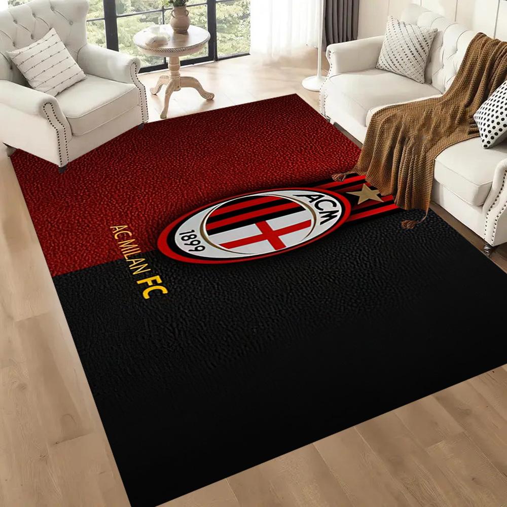 Ac Milan Area Rug Design For Hallway Balcony Outdoor Decorate Room Antislip Rug Office Home Decor Best For Christmas