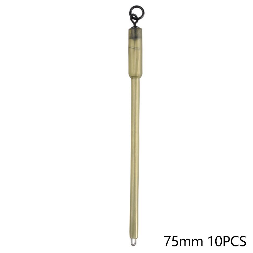 10Pcs Carp Fishing Tackle Terminal PVA Bag Stems Connector Swivels PVA Tube Bags Stems Lead Insert End Terminal Tackle Mash