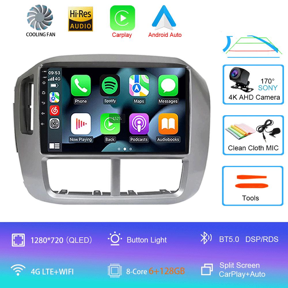 Android 14 Carplay Auto WIFI+4G For Honda Pilot 2006 2007 2008 Car Radio GPS Stereo Multimedia Video Player 2din Head Unit Audio