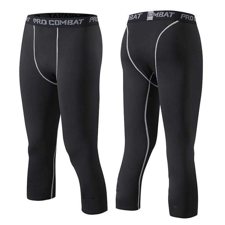 Men's Seven-Point Compression Tights for Basketball and Sports Training