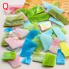 100g Clear Glass Mosaic Tiles Arts Multi Color Home Wall Decoration Mosaic Piece DIY Mosaic Making Stones for Craft Hobby