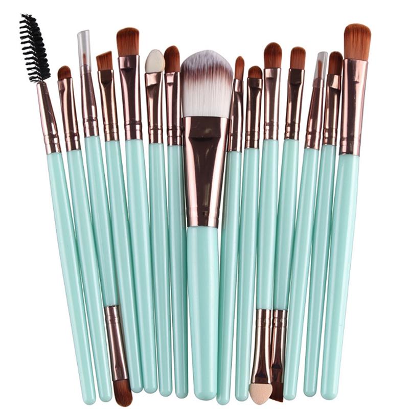 LAMUSELAND 15 Pcs/Set Makeup Brush Face Brush Make Up Tool