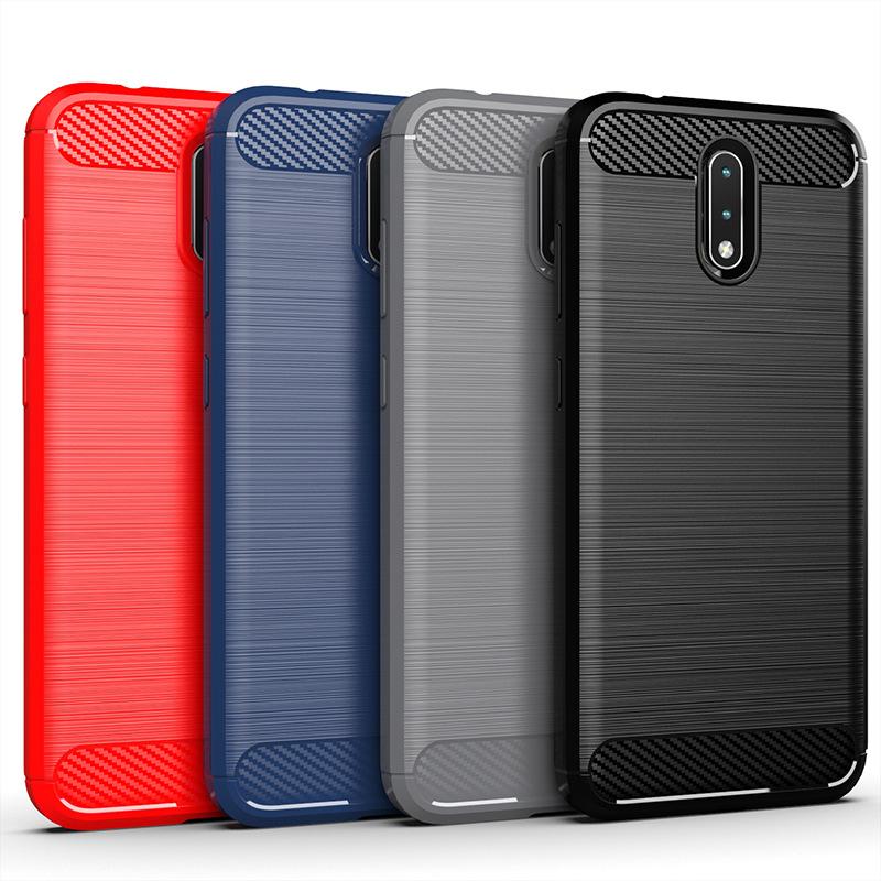 Suitable for Nokia 1.1 Mobile Phone Case, Nokia 1.1 Protective Case, Carbon Fiber Brushed TPU Anti-drop Case