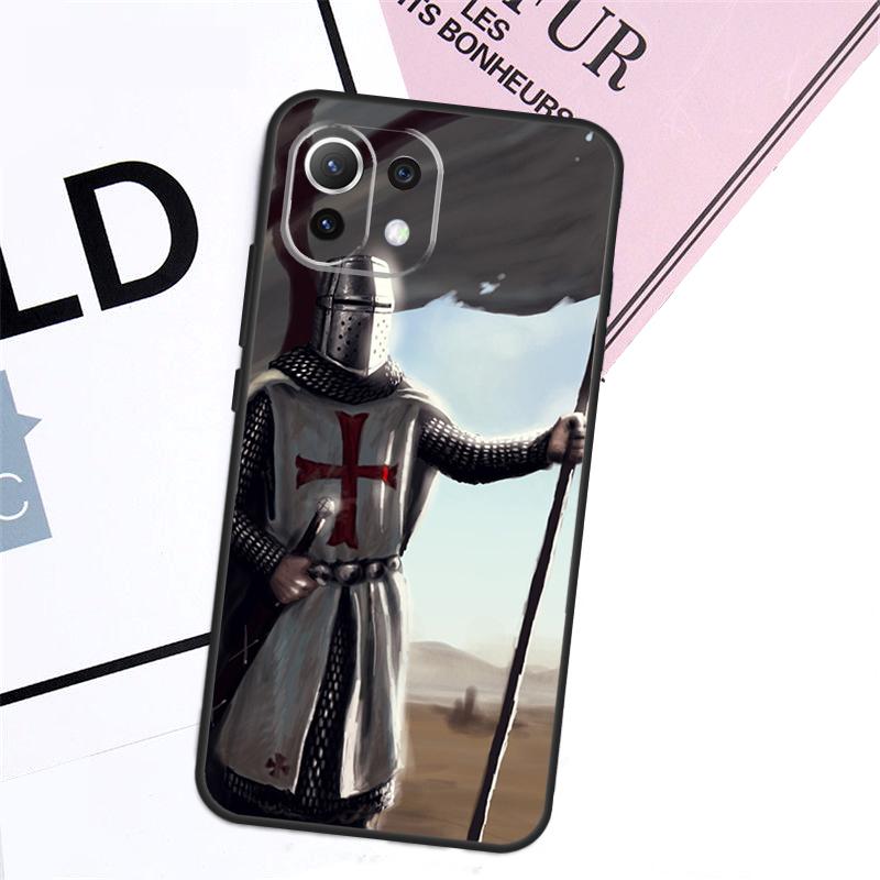 Knights Templar Case For Xiaomi 17 Pro Max 14 15 Ultra 13T 14T 15T Pro POCO F8 F7 F5 F6 X5 X6 X7 Pro Cover