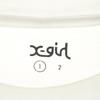 X-girl Short sleeve Round neck T-shirt S white Women Used