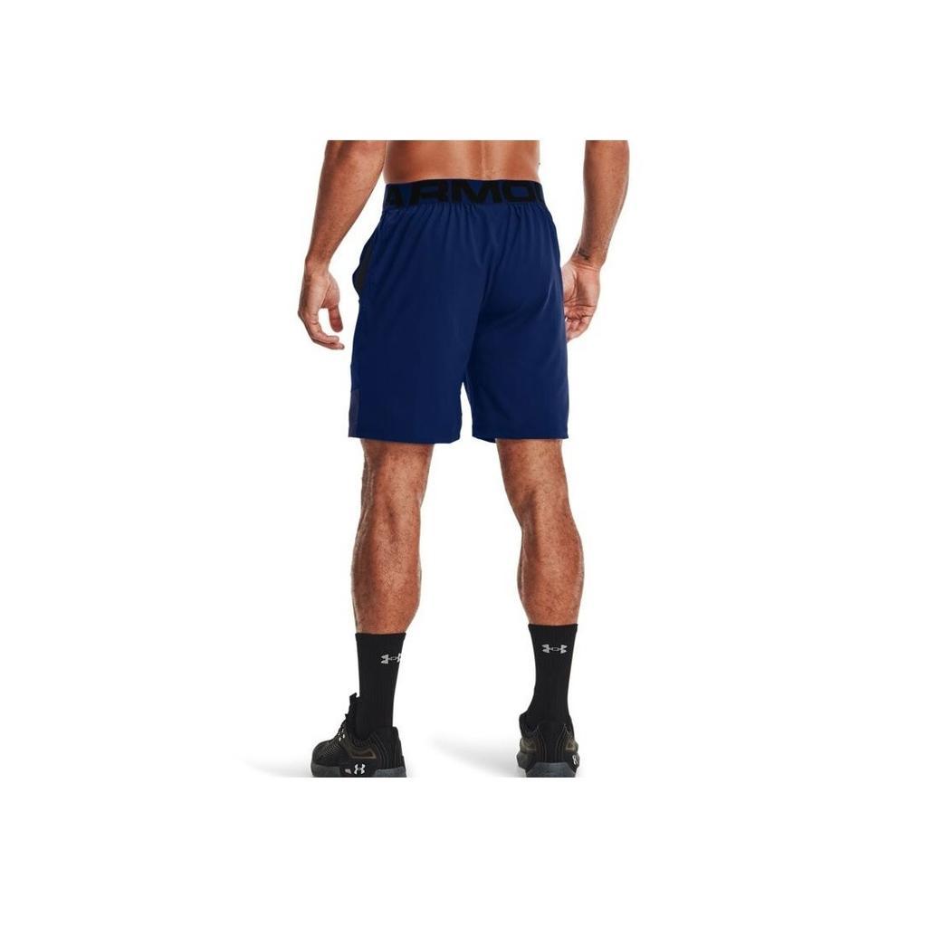 Under Armour Vanish Woven Solid Stretch Logo Training Shorts Men Shorts Blue 1328654-415