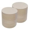 Paper Commercial Thick Small Lot Orders Bulk Purchase Available Coasters, Brown, Round, Plain, 1,000 Pieces, Use, (1mm), Disposable, Accepted,