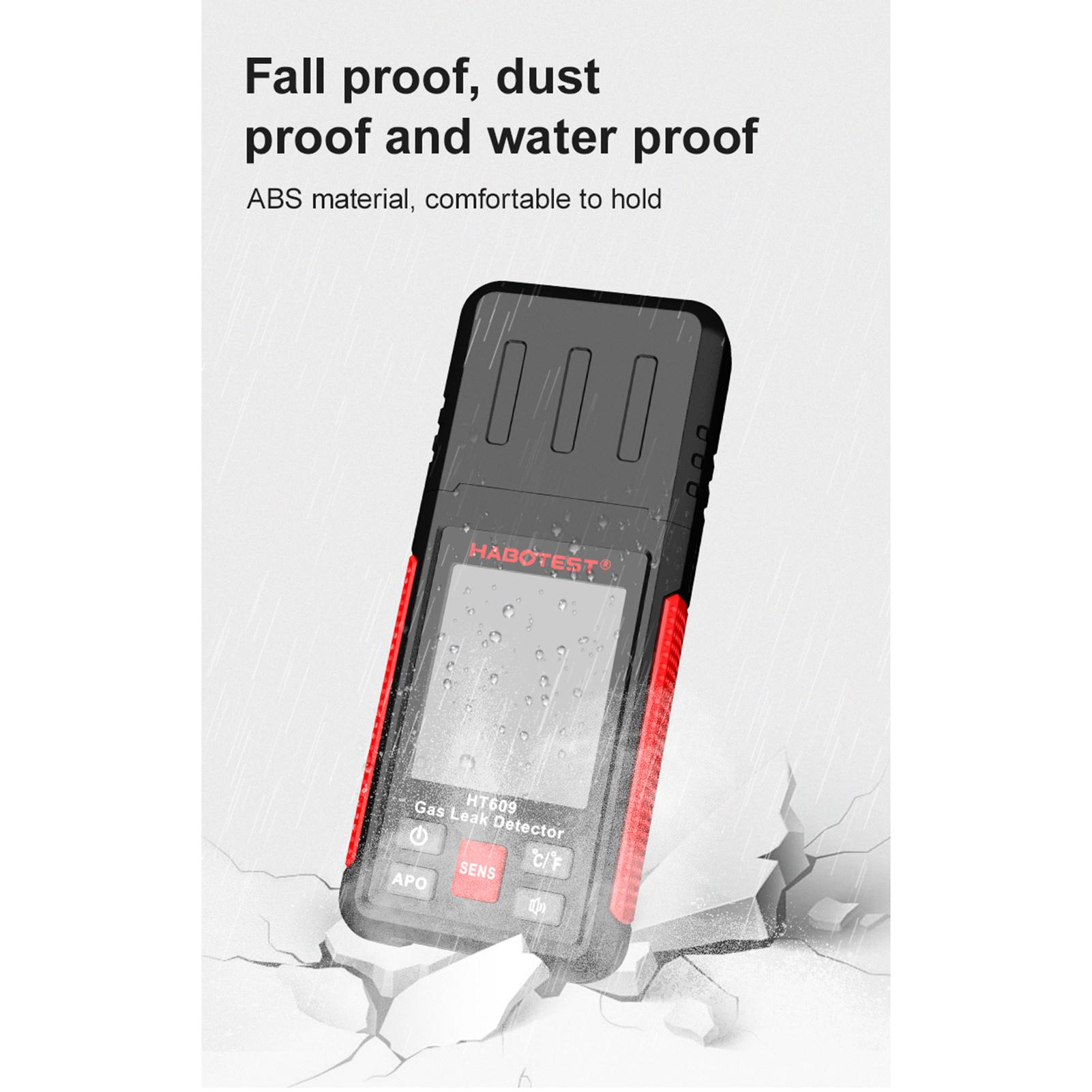 Rilevatore Di Gas Portatile HABOTEST HT609 - Per Fughe Di Metano, GPL, Propano E Altri Gas Combustibili
