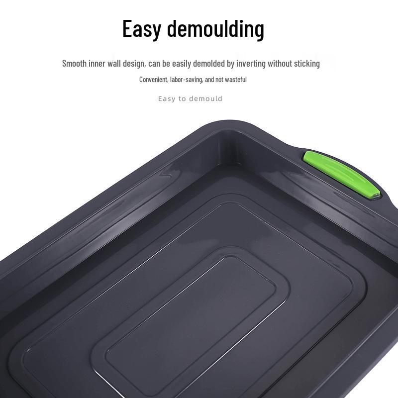 Square Silicone Brownie Baking Mold for Cakes & Bread - DIY Home Baking Pan