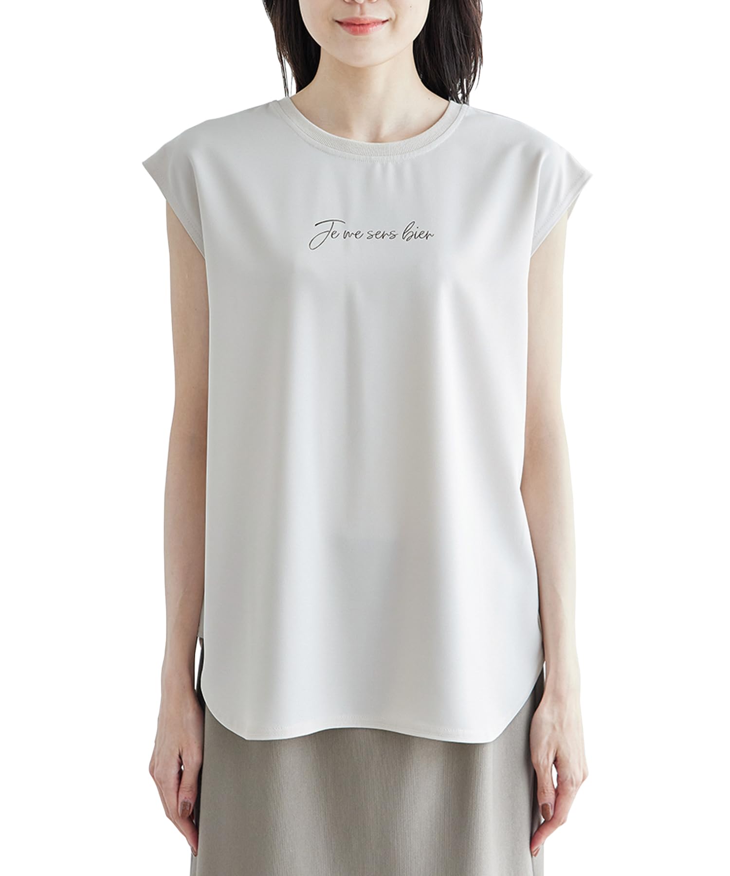 

Cut Tops Cut Georgette Beige Sub [ROPE PICNIC] Women s (28)