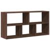 VidaXL Wall Shelf Brown Oak 100x25x50 Cm Engineered Wood 853278
