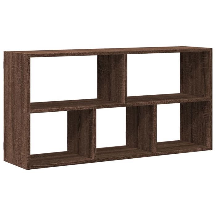 VidaXL Wall Shelf Brown Oak 100x25x50 Cm Engineered Wood 853278