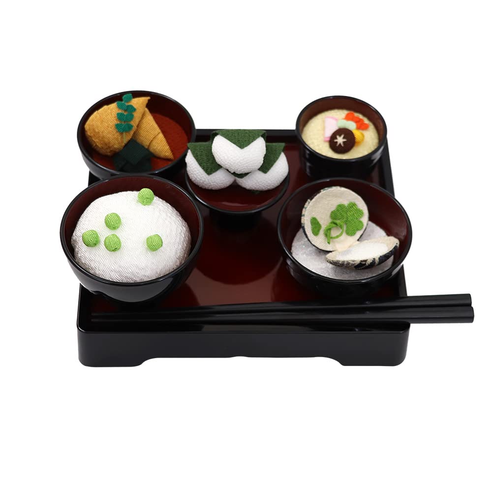 Osaka May Festival Doll Accessories Compact Mini 15cm Wide Helmet Chirimen Colorful Celebration Set Chosei-do