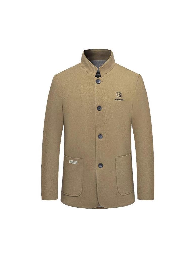 Men's Versatile Slim-Fit Stand-Collar Jacket - Spring 2025 Fashion Trend