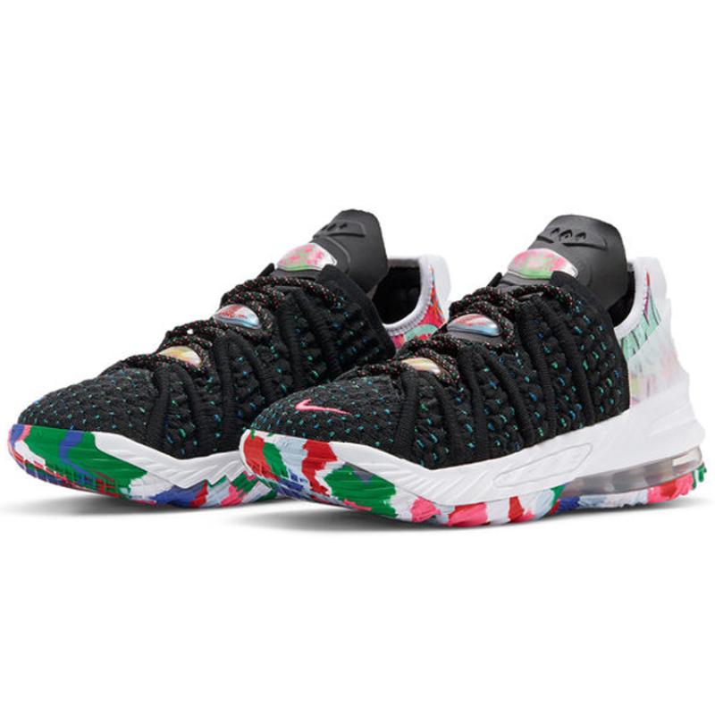 Nike LeBron 18 Multicolor GS Sneakers CW2760-002
