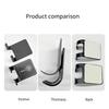 Badminton Racket Holder Stainless Steel Wall Hook Wall Mounted Racket Holder Tennis Racket Storage Rack Easy to Use