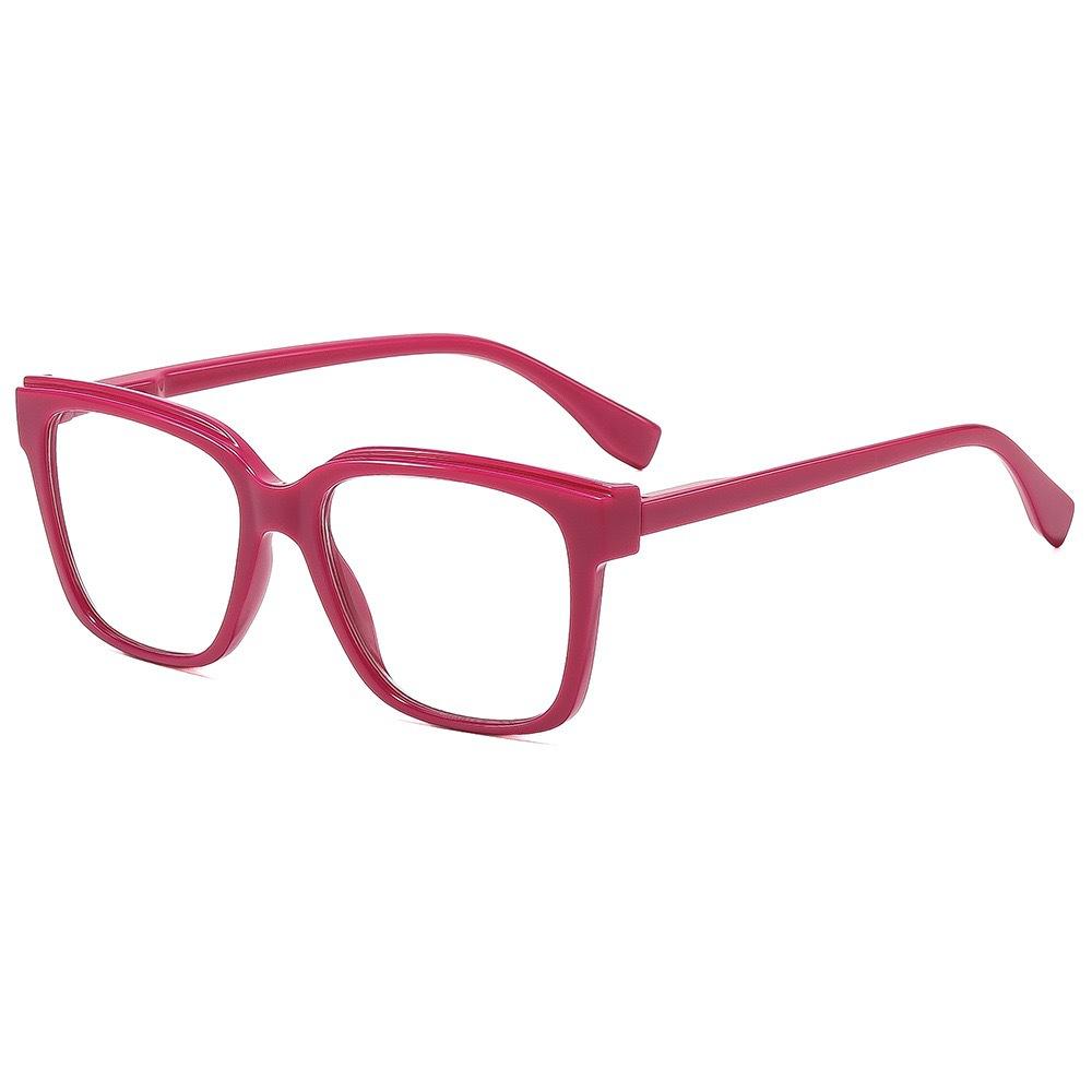 Women's Reader Eyewear Large-Frame Presbyopia Glasses Gradient-Colored Frames High-Definition Blue Light-Blocking Glasses