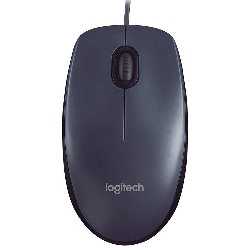 

Logitech M90 USB Wired Mouse, Silent & Lightweight for Office or Home (Black) чёрный