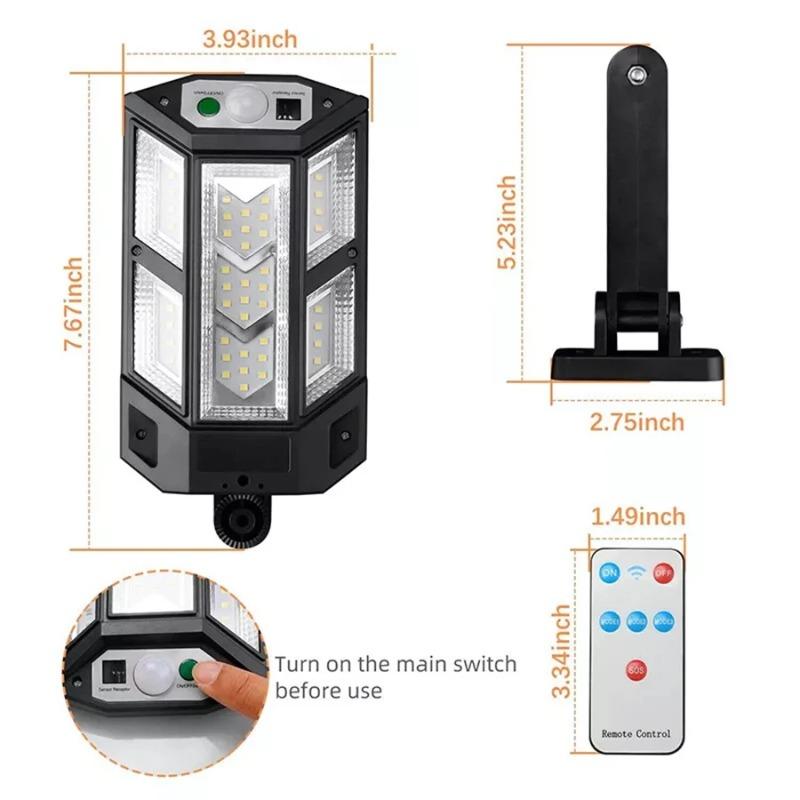 9900LM Solar LED Lights Outdoor Solar Lights Of Motion Sensor 3 Modes Waterproof IP65 Solar Garden Light Street Yard Lantern