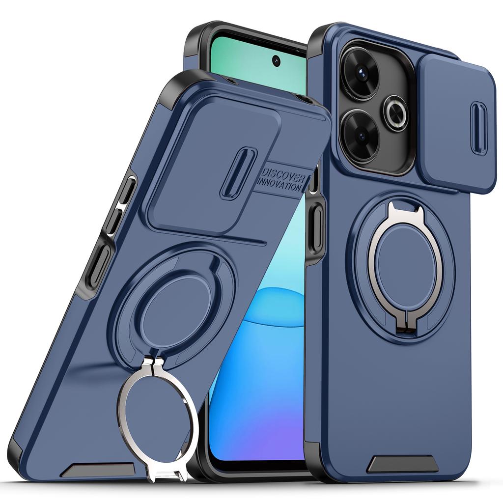 For Honor 600e Case Honor 600 Lite Cove Honor 400 Lite 400pro Phone Case New Armor Slide Lens Protect Magnetic Ring Holder Cover