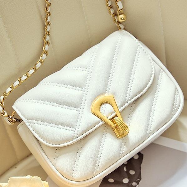 Kleine Tasche Umhängetasche Damen Tasche Ketten-Umhängetasche Leichte Luxus Leder Achseltasche Mini Kleine Tasche