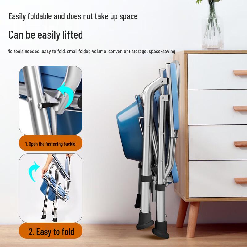 YIHUI Elderly Shower Commode Chair