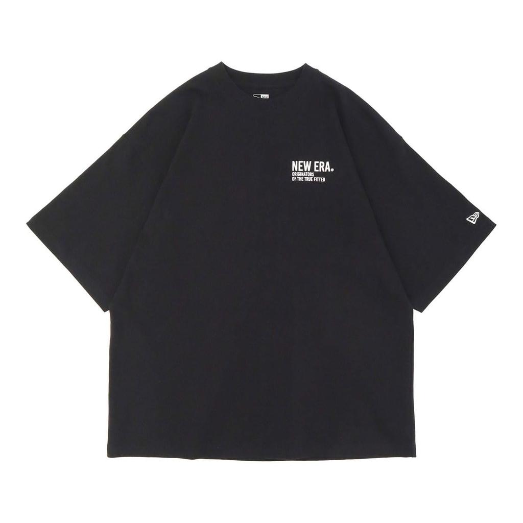 ONSPOTZ Oversized Cotton Typography [New Era] Short-sleeved T-shirt, Exclusive, Oversized, Black, M, S/S, Tee,