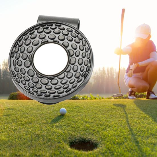 Značka golfového míčku Jemné zpracování Odolná proti korozi Golfová pomůcka Kulatý magnetický klip na golfovou čepici