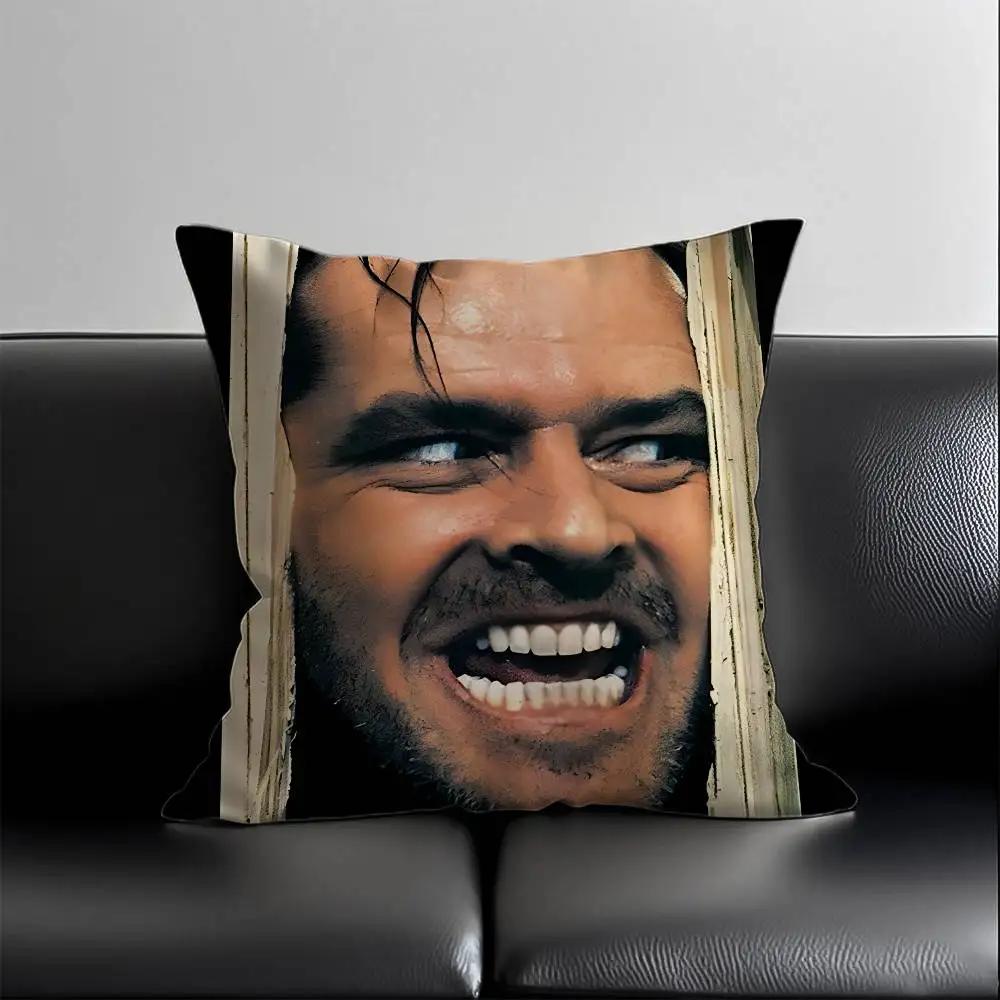 Horror Movies The Shinings Pillow Case Skin-Friendly And Comfortable Fabric Pillowcase Lnvisible Lilky Zipper