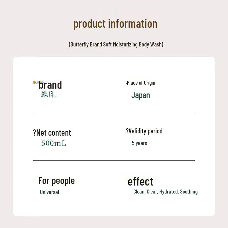 Chocho Soft Moisturizing Shower Gel 500mL