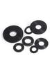 Soft Black Silicone Rubber Shock-Absorbing Waterproof Gasket Washer - High-Temperature Resistant Seal Ring.