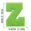 Xiao Tian Colorful 7cm Chenille A-Z Alphabet Embroidered Cloth Patch for Bags
