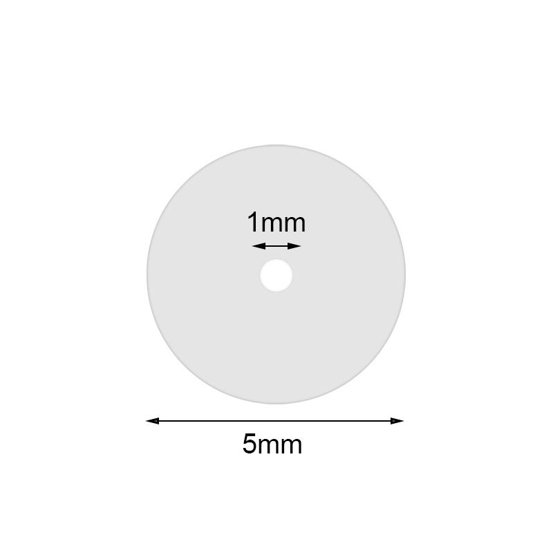 AOEDEJ 6-200P Silicone Piercing Healing Discs Anti Invagination Flexible Anti Hyperplasia for Earring Back No Pull Piercing Disc