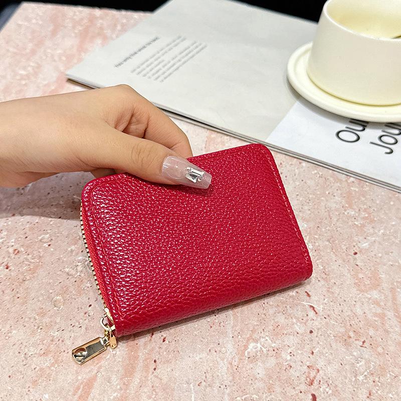 New Card Bag Wallet Integrated Large-capacity Anti-theft Brush Men's Multi-card Women's Card Bag Clutch Bag