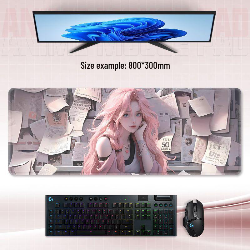Extra Large Washable Mouse Pad: Stain-Resistant, Sweat-Proof Desk Mat for Dorm, Office, and Esports
