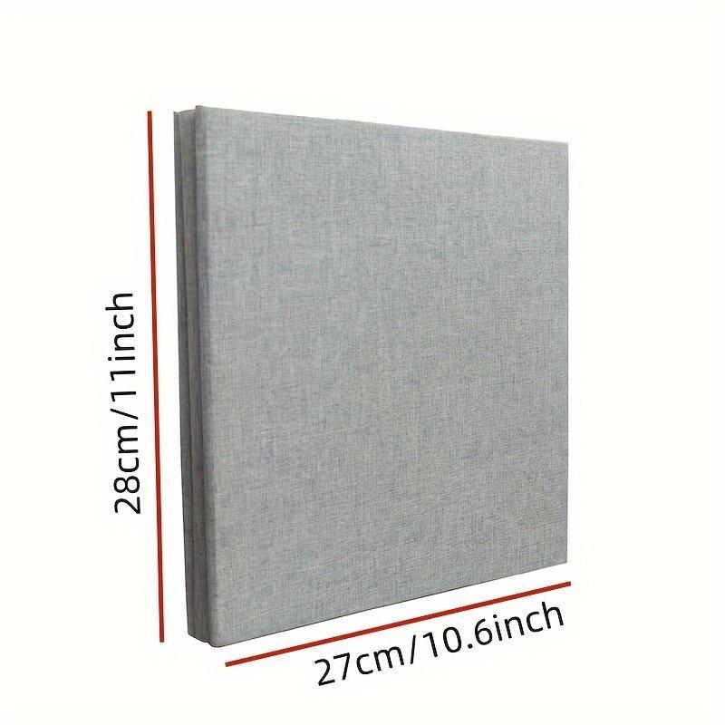 Linen Hardcover Photo Album Front Display Window Acid Free Pages 300 Pockets for Birthday Party Memory Record