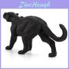 Black Panther Pvc Wildlife Model With Realistic Detailing For Collection And Display