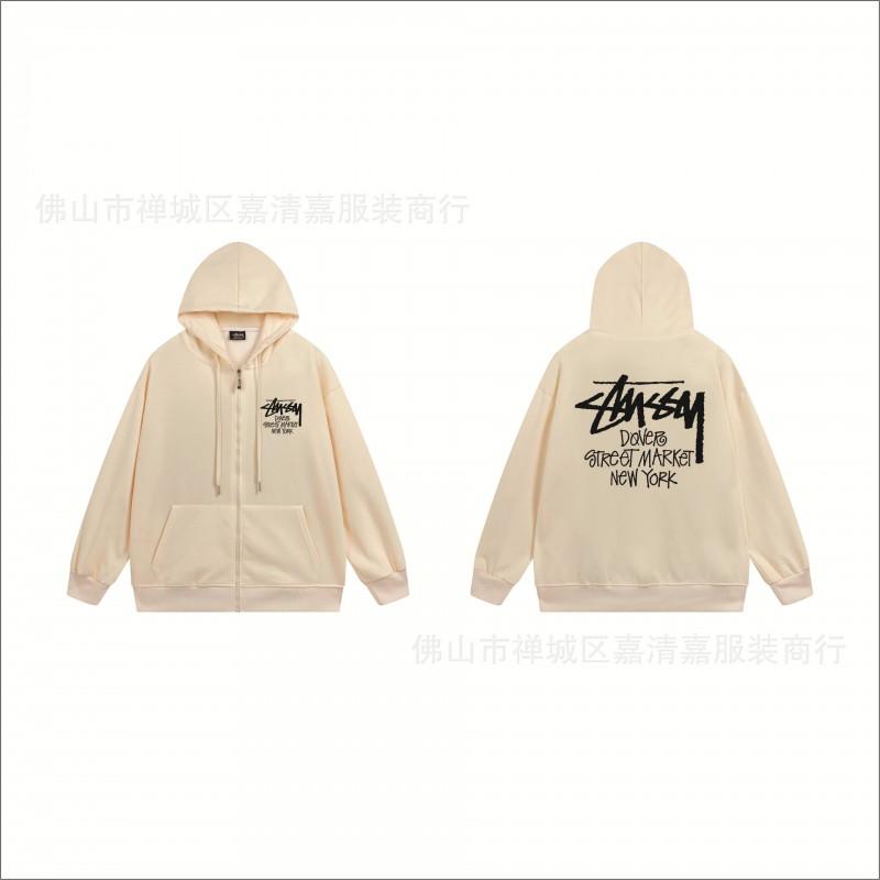 Mens Oversized Zip-Up Hooded Sweatshirt Casual Streetwear Cotton Pullover Fall
